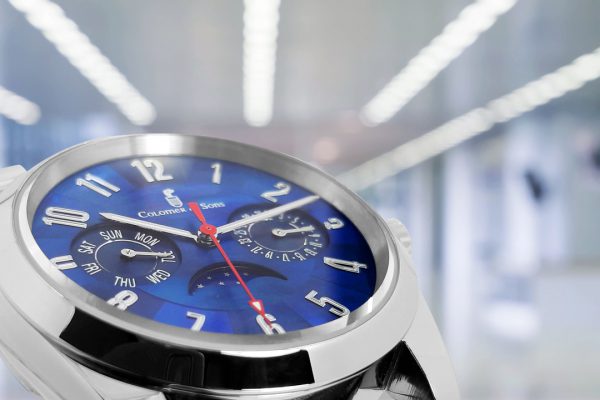 Elegante reloj para hombre con esfera azul, Envío 48/72 horas